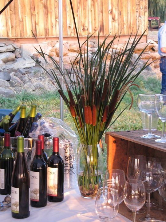 Rustic Chic Wedding Cocktail Hour