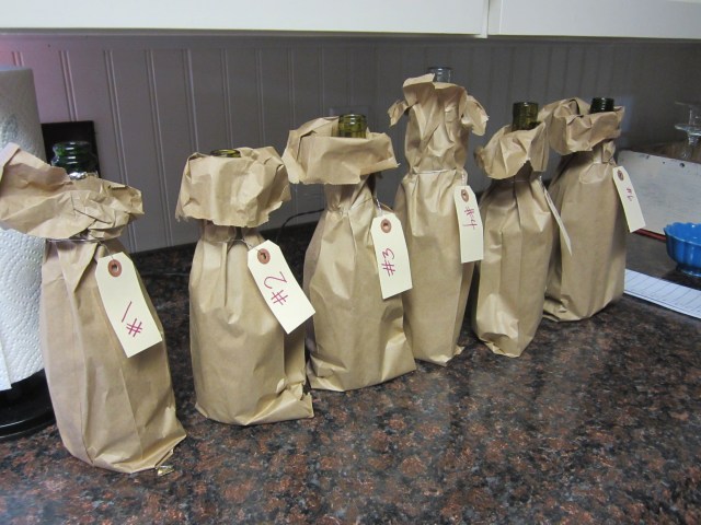 sweater mitten making party wine tasting