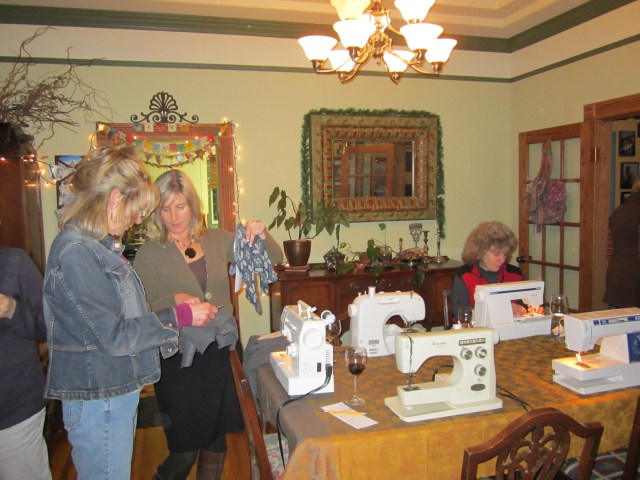 making sweater mittens