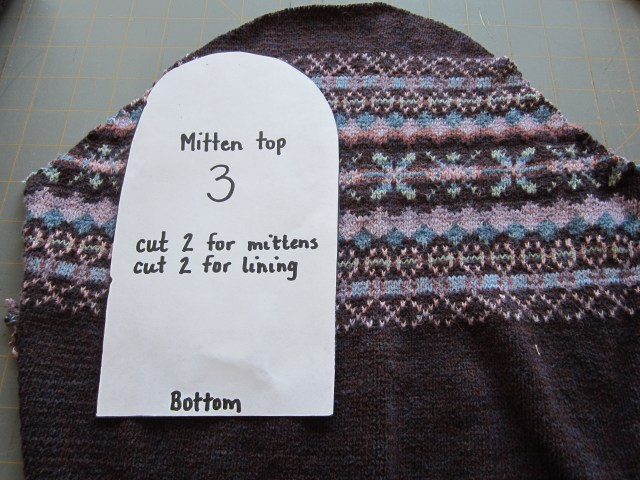 Sweater Mitten Tutorial | The Renegade Seamstress