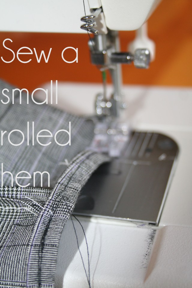 tutorial creating skinny pants from wide legs hem