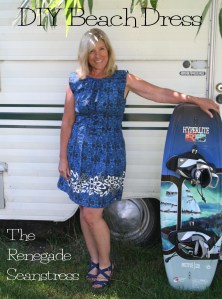 DIY Refashion a man's shirt into a dress