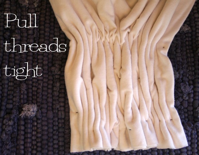 DIY Indigo blue tie dye ombre dress tutorial