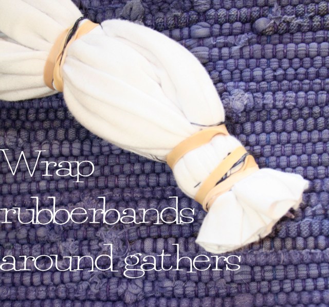 DIY Indigo blue tie dye ombre dress tutorial