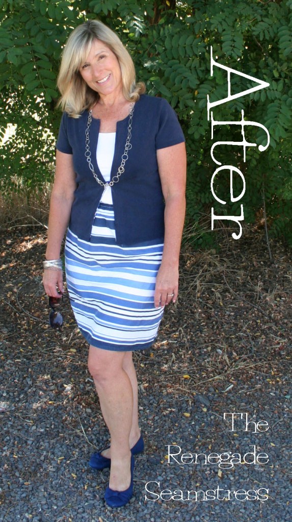 DIY Pencil Skirt Refashion Tutorial