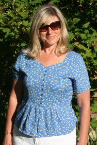 DIY Peplum Shirt refashion Tutorial