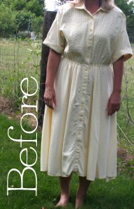 DIY Shirt Dress Refashion Tutorial