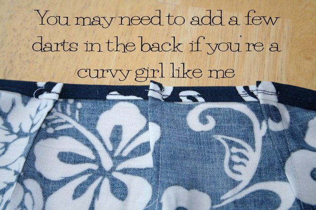 DIY Men's Hawaiian Shirt to Skirt Refashion Tutorial