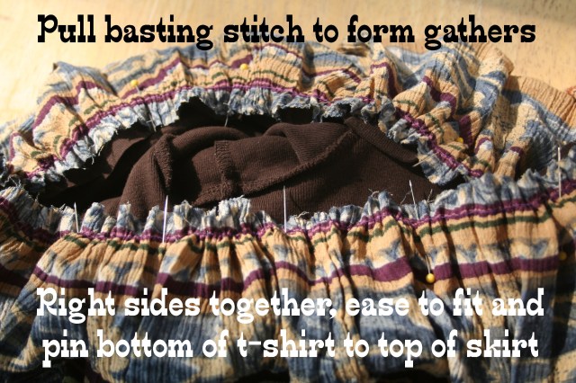 T shirt dress refashion tutorial