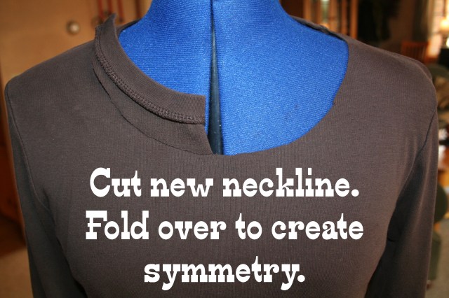 T shirt dress refashion tutorial