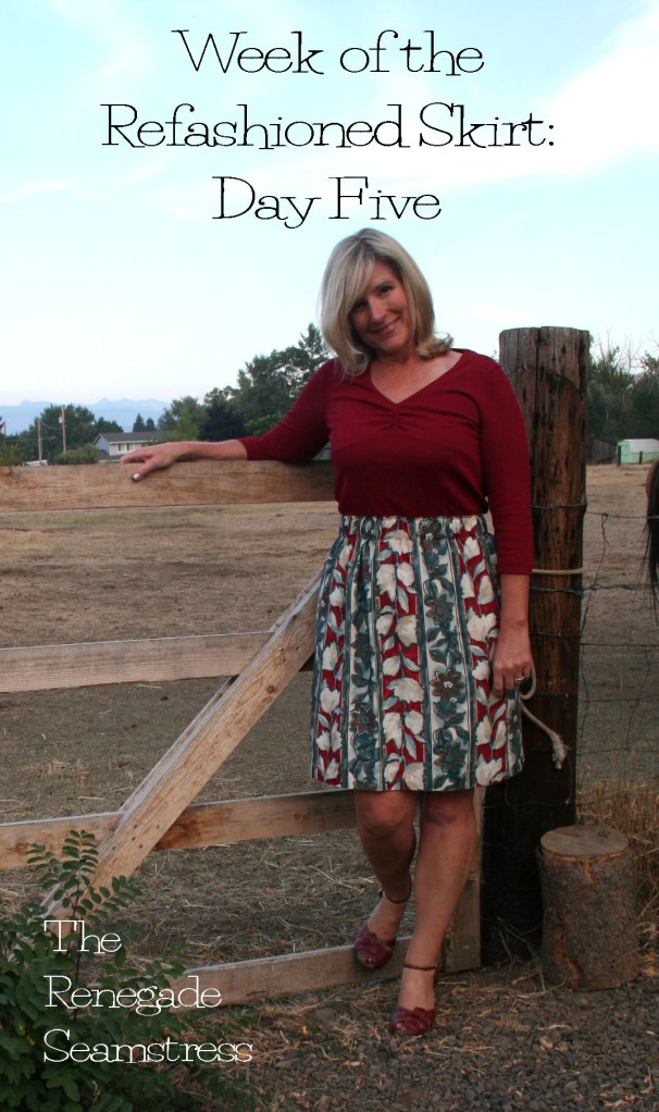 Easy Skirt Refashion Tutorial
