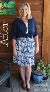 Easy Skirt Refashion Tutorial