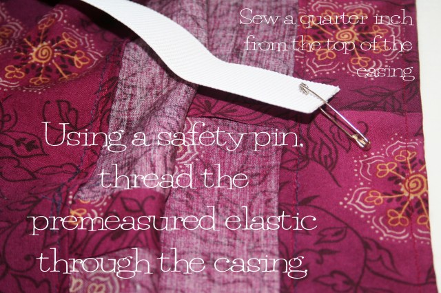 Purple Skirt Refashion Tutorial