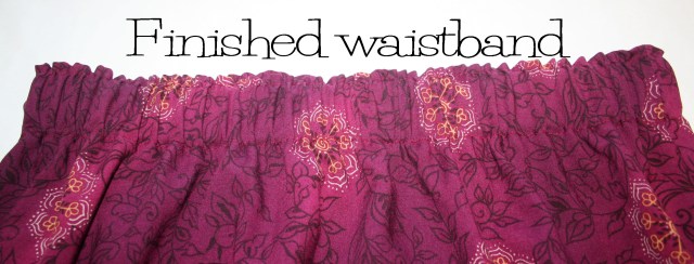 Purple Skirt Refashion Tutorial