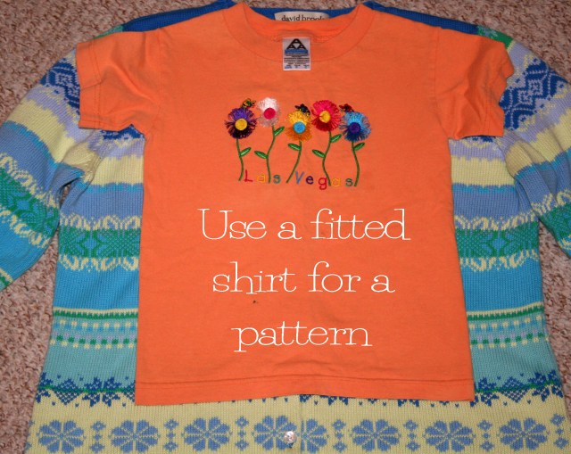 Girl's Sweater Dress Refashion Tutorial