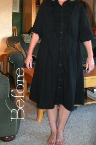 Shirt Dress Refashion Tutorial