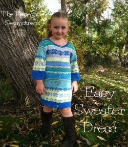 Sweater Dress refashion3
