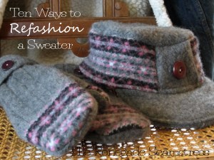 Upcycled thrift store clothes Ten Ways to Refashion a Sweater