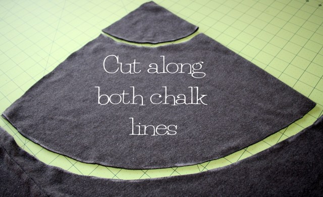 DIY Peplum T Shirt Refashion 10