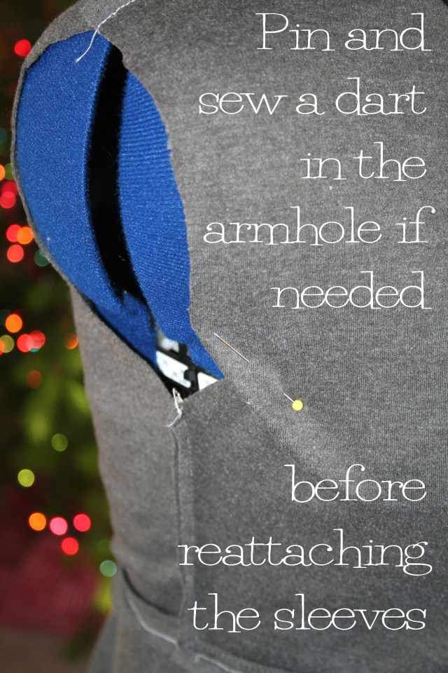 DIY Peplum T Shirt Refashion 11