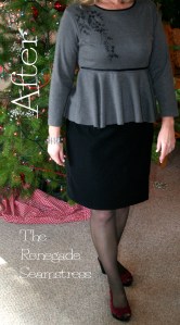 DIY Peplum T Shirt Refashion Tutorial1 - Copy