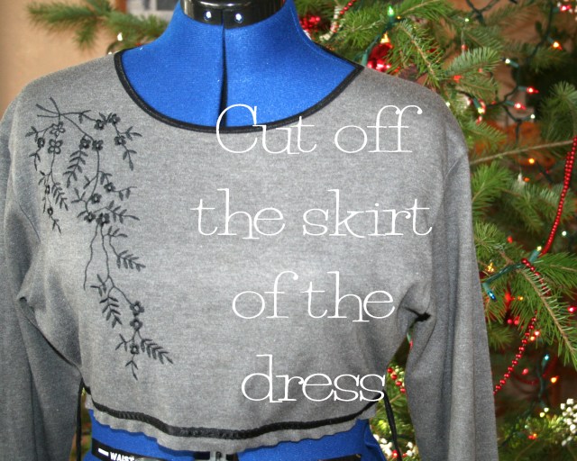 DIY Peplum T Shirt Refashion Tutorial3