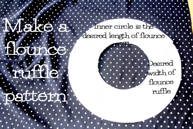 DIY ruffle shirt refashion tutorial