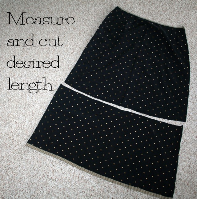 The Peplum skirt Refashion Tutorial4