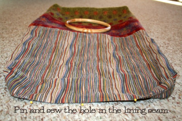 Learn how to refashion an old sweater into a tote with this easy to follow photo tutorial from The Renegade Seamstress
