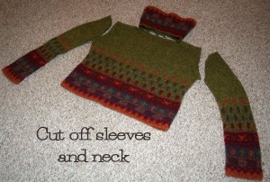 Learn how to refashion an old sweater into a tote with this easy to follow photo tutorial from The Renegade Seamstress