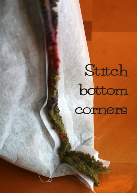 Learn how to refashion an old sweater into a tote with this easy to follow photo tutorial from The Renegade Seamstress