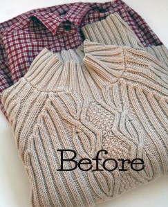Upcycle a thrift store sweater with this easy to follow photo tutorial by the Renegade Seamstress