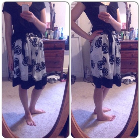 Being Zhenya's skirt refashion