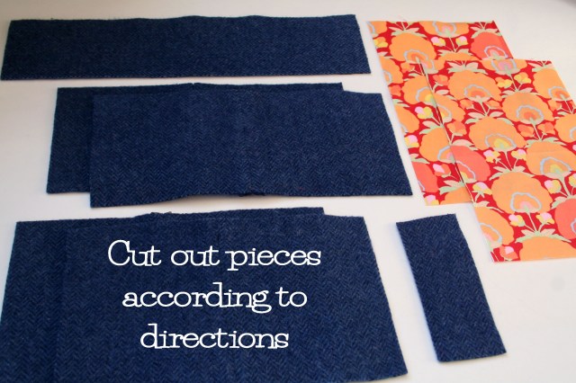 Upcycled Wool Bow Clutch