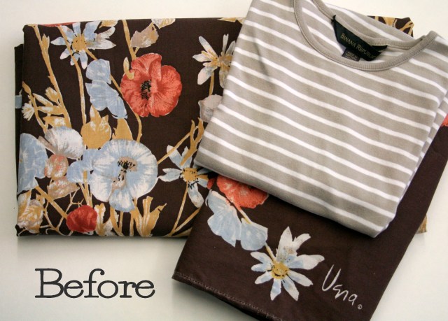 Vintage Vera Sheet Set Upcycled to a Skirt