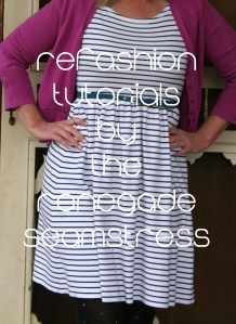 Dress and Denim Refashion Tutorial