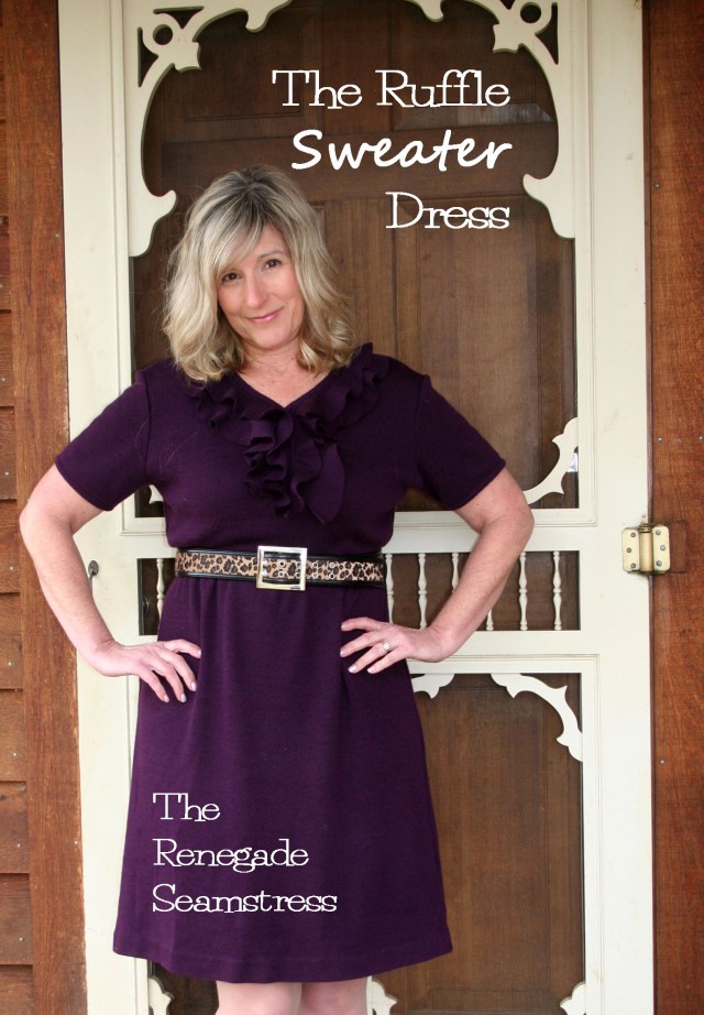 The Ruffle Sweater Dress