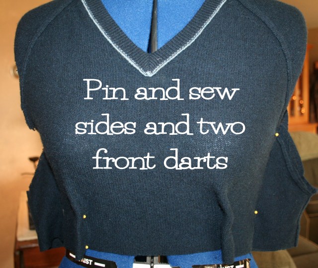 upcycled cashmere peplum