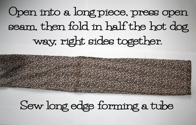 Upcycled Flannel Leopard Print Infinity Scarf