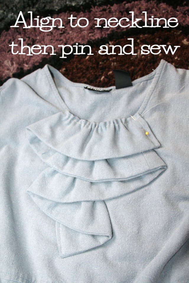 Upcycled Gray Silk ruffle dress