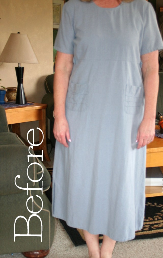 Upcycled Gray Silk ruffle dress