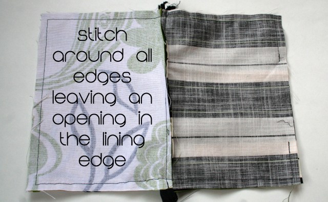 Easy zippered pouch tutorial