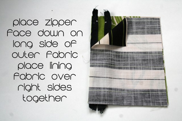 Easy zippered pouch tutorial