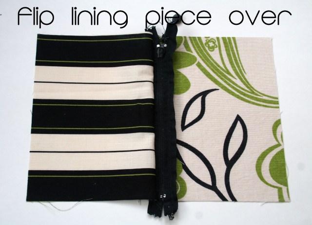 Easy zippered pouch tutorial