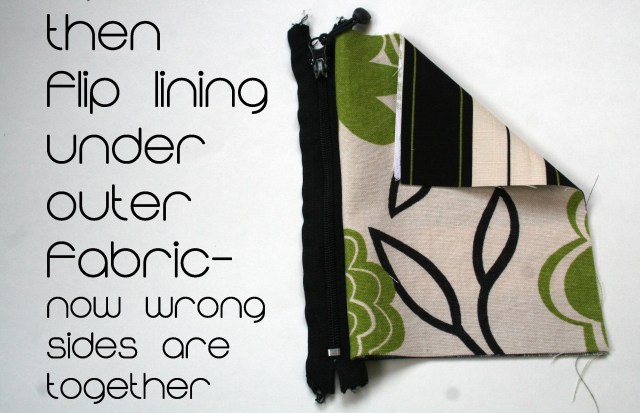 Easy zippered pouch tutorial