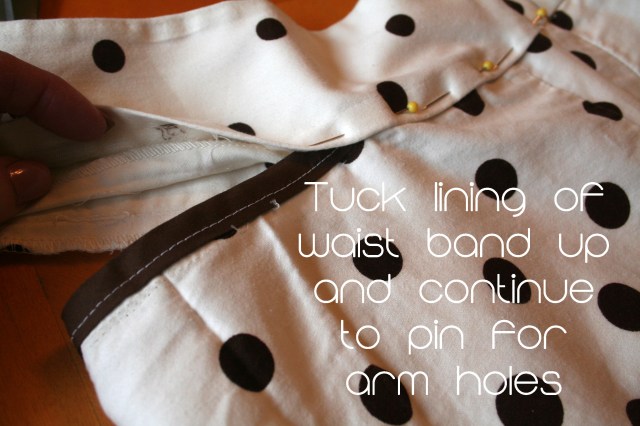 Polka Dot Shirt Refashion