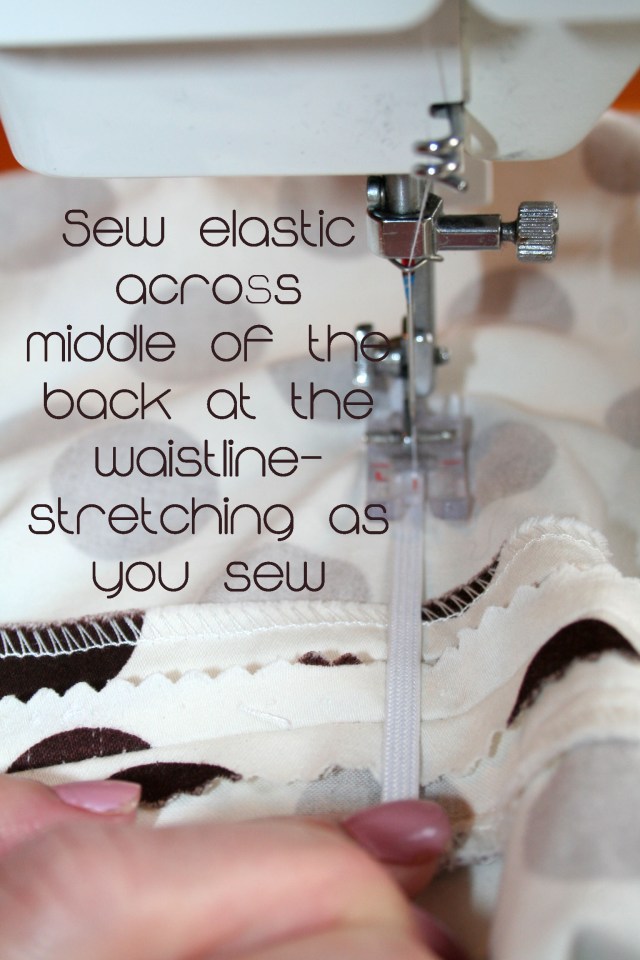 Polka Dot Shirt Refashion