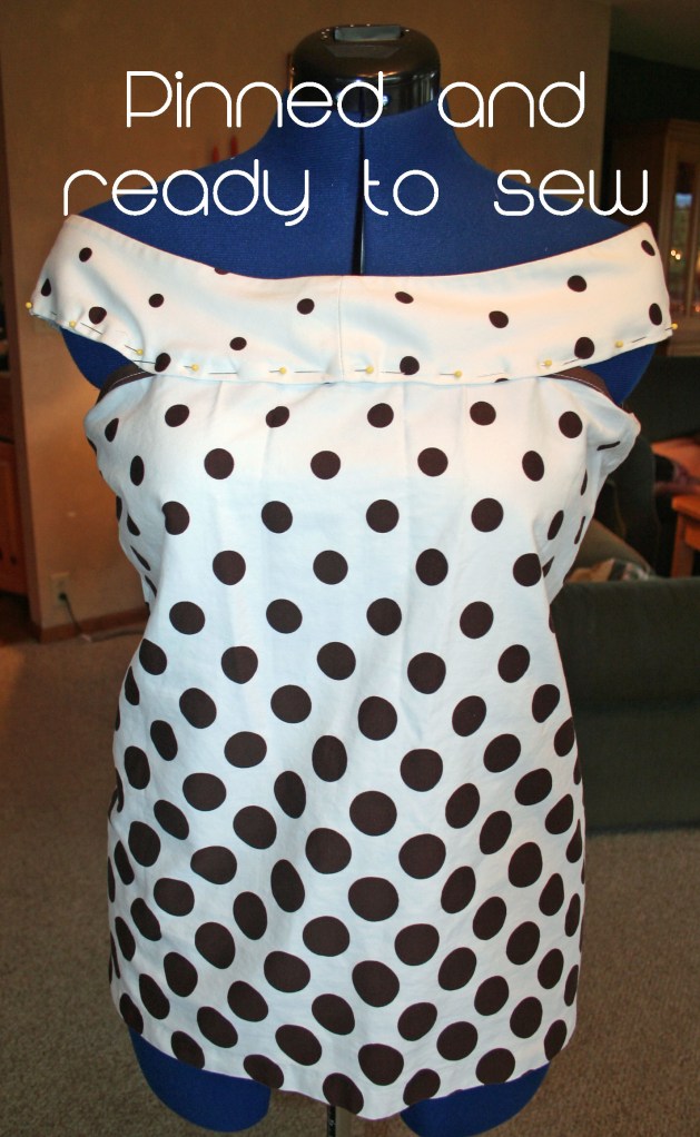 Polka Dot Shirt Refashion