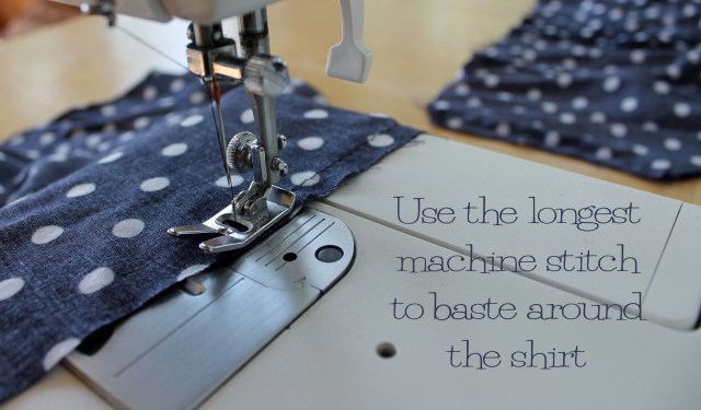 polka dot shirt redesign tutorial