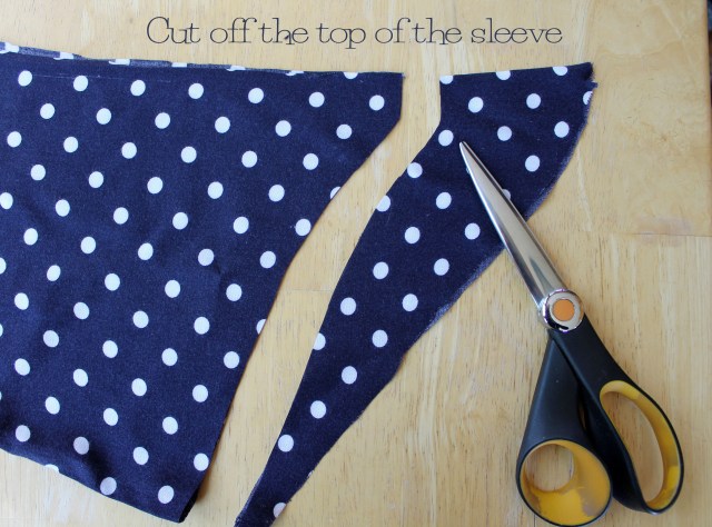 polka dot shirt redesign tutorial